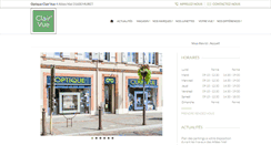 Desktop Screenshot of optique-clairvue.com